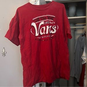 Vintage vans, red large T-shirt